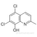 5,7-dichloro-8-hydroksyquinaldina CAS 72-80-0